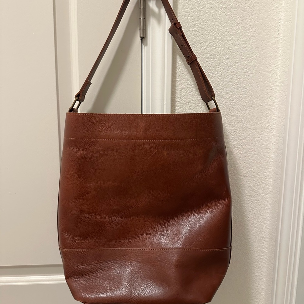 Brown Leather Shoulder Bag